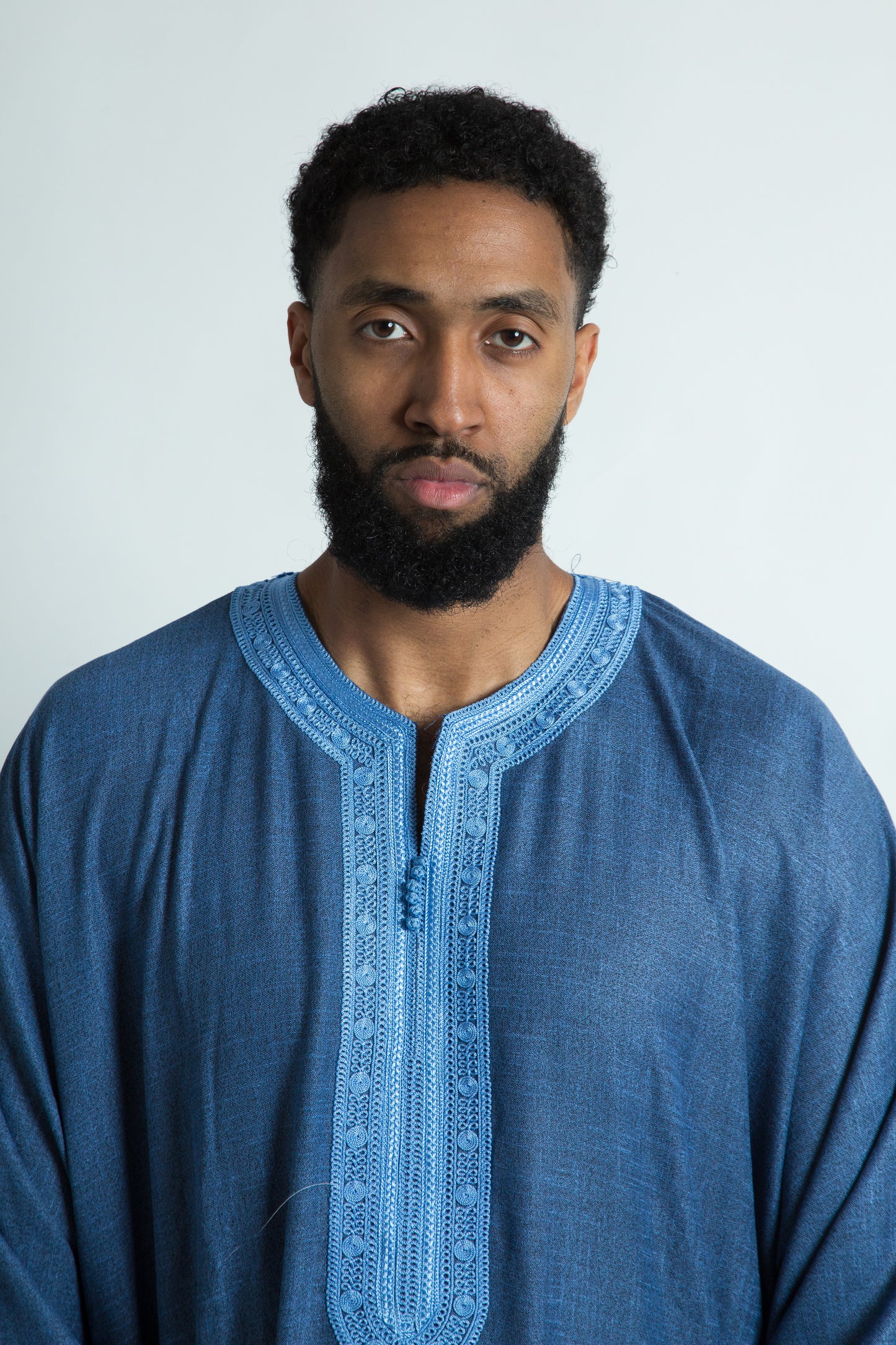 Blue Moroccan Gandoura