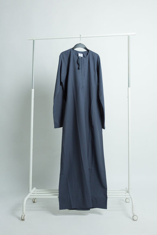 Charcoal Grey Omani Dishdasha (Thobe)