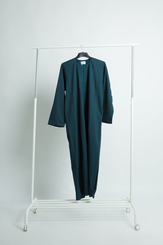Dark green Omani Thobes