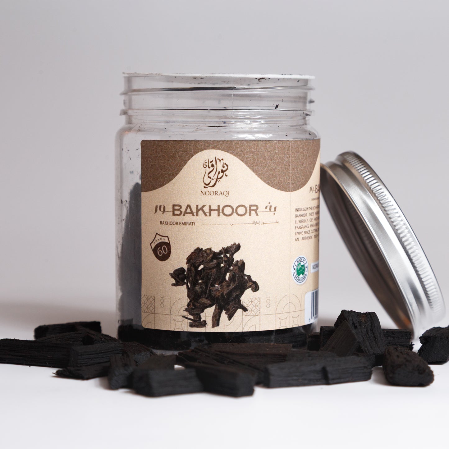 Nooraqi Emirati Bakhoor (40 Grams) – Traditional Arabian Incense for a Luxurious Scented Experience