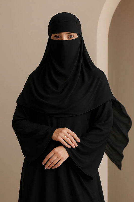 Minimalist Niqab – Nooraqi | Inspired by Elegant Gulf Designs